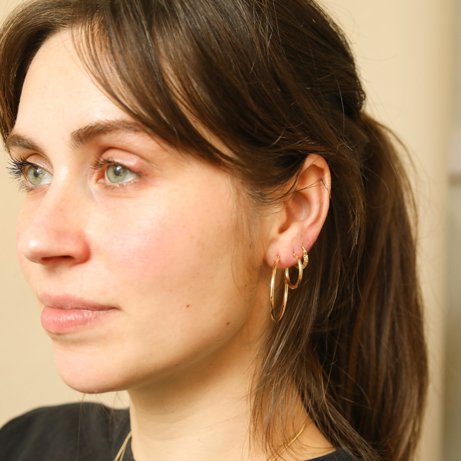 14K Gouden Oorbellen | 34 mm